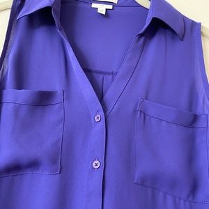 Royal Blue Express Blouse